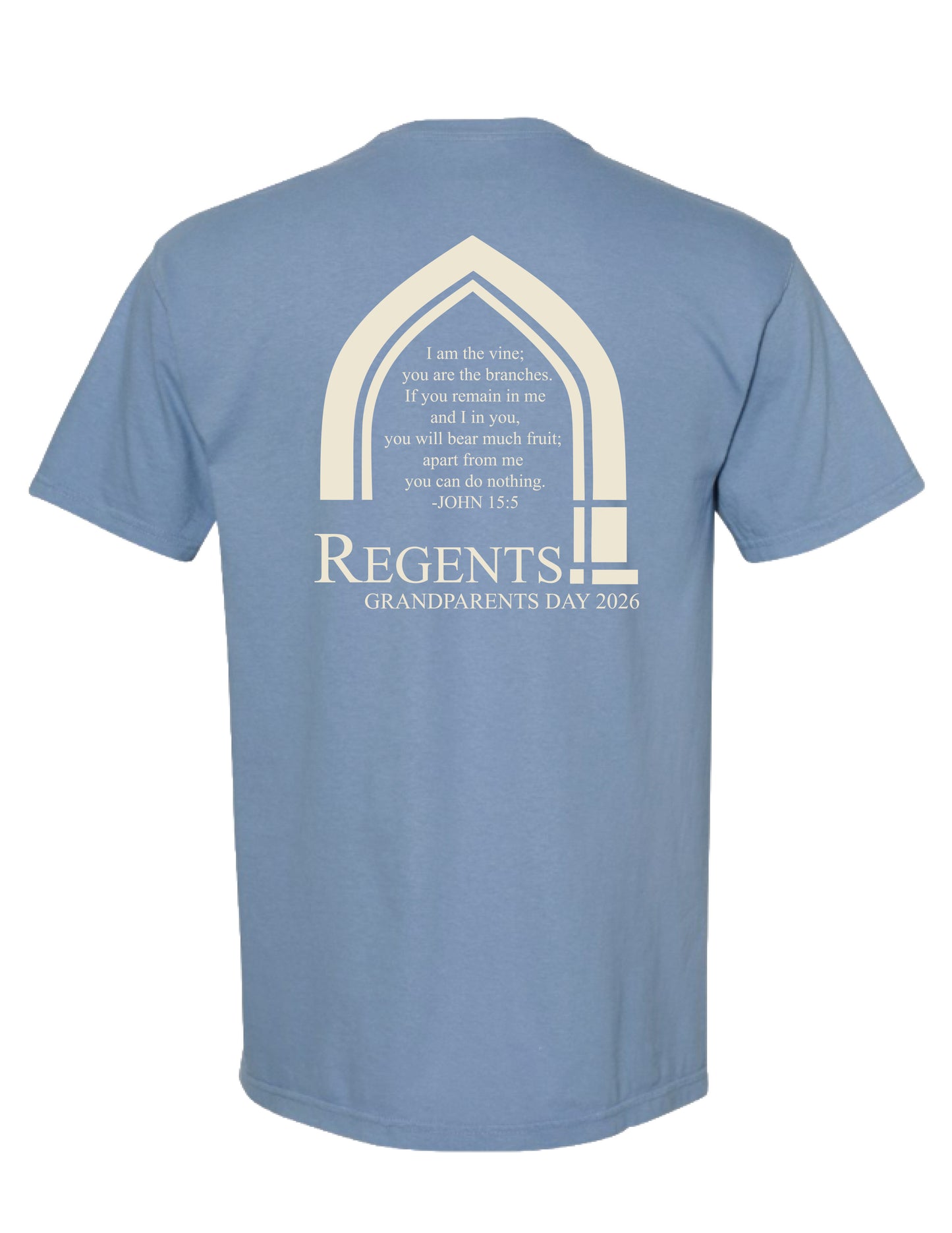 Grandparents Day 100% Cotton Shirt ADULT - Washed Denim 198200